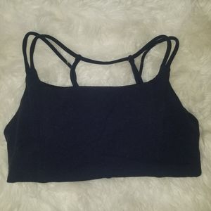 Deep blue Athleta Bra sz XS Strappy